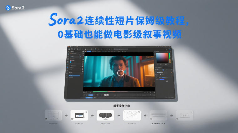 Sora2连续性短片保姆级教程，0基础也能做电影级叙事视频-鑫源云网创