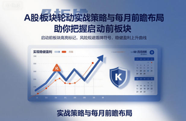 A股板块轮动实战策略与每月前瞻布局，助你把握启动前板块，规避风险，实现稳健盈利-鑫源云网创