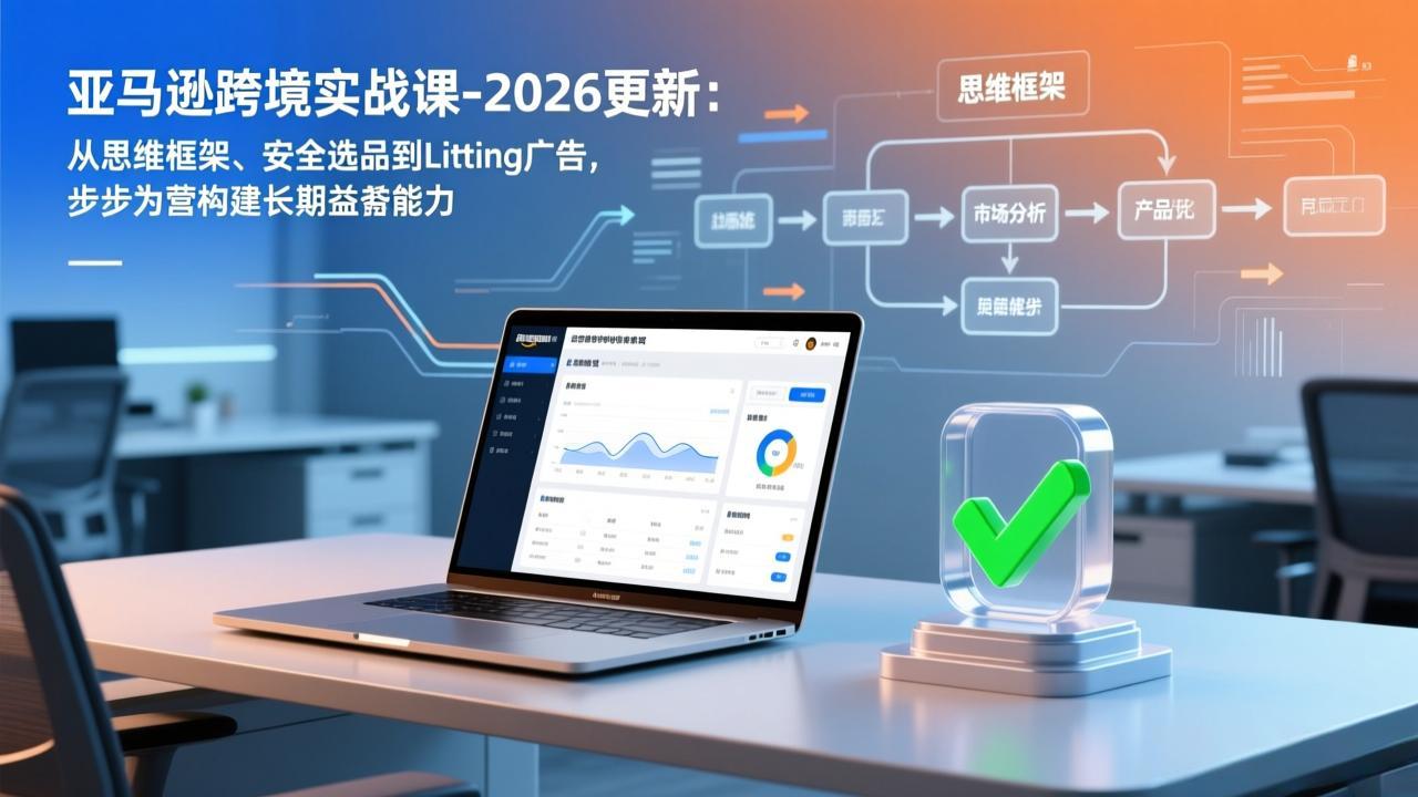 亚马逊跨境实战课-2026更新：从思维框架、安全选品到Listing广告，步步为营构建长期盈利能力-鑫源云网创