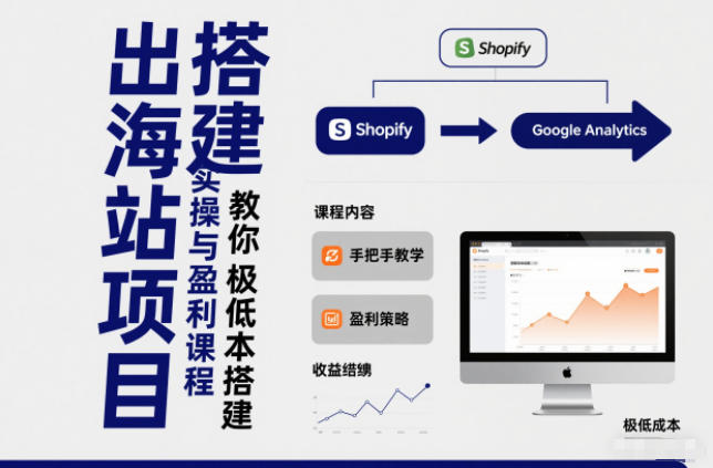 小淘出海站项目，搭建实操与盈利课程，手把手教你用极低成本搭建-鑫源云网创