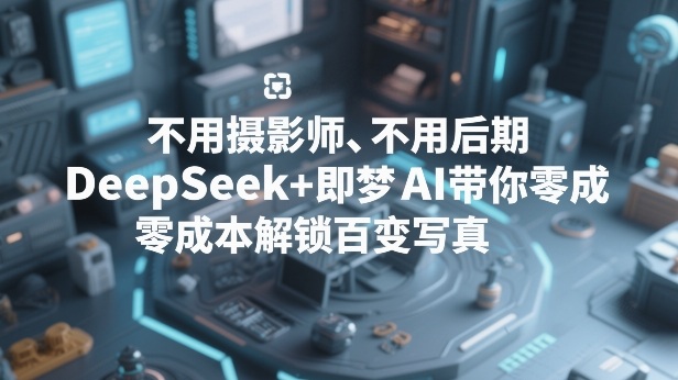 不用摄影师、不用后期，DeepSeek+即梦AI带你零成本解锁百变写真！-鑫源云网创