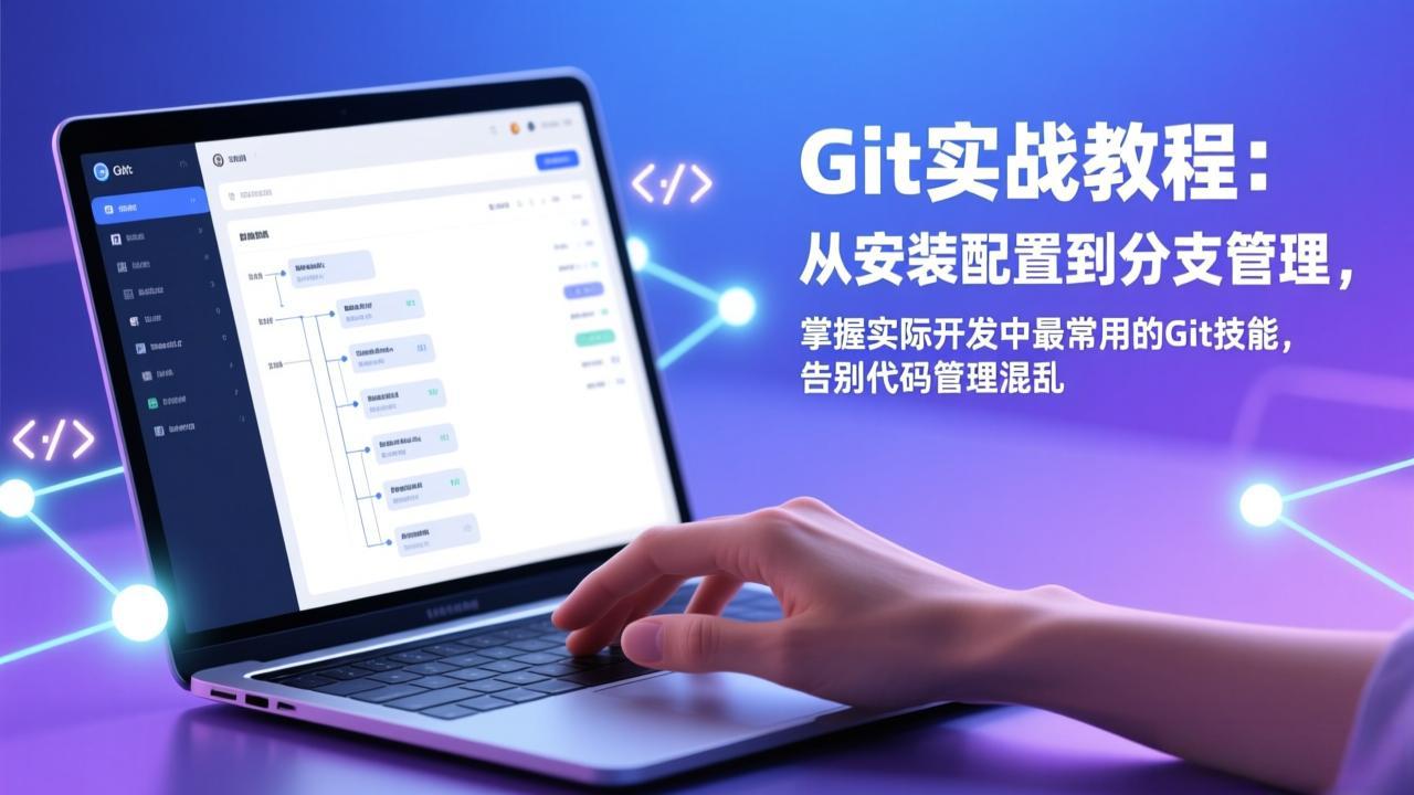 Git实战教程：从安装配置到分支管理，掌握实际开发中最常用的Git技能，告别代码管理混乱-鑫源云网创