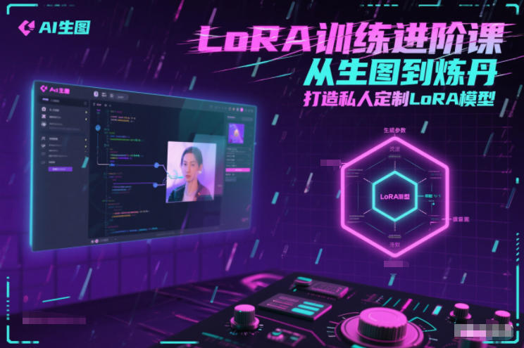 LoRA训练进阶课，从生图到炼丹，打造私人定制LoRA模型-鑫源云网创