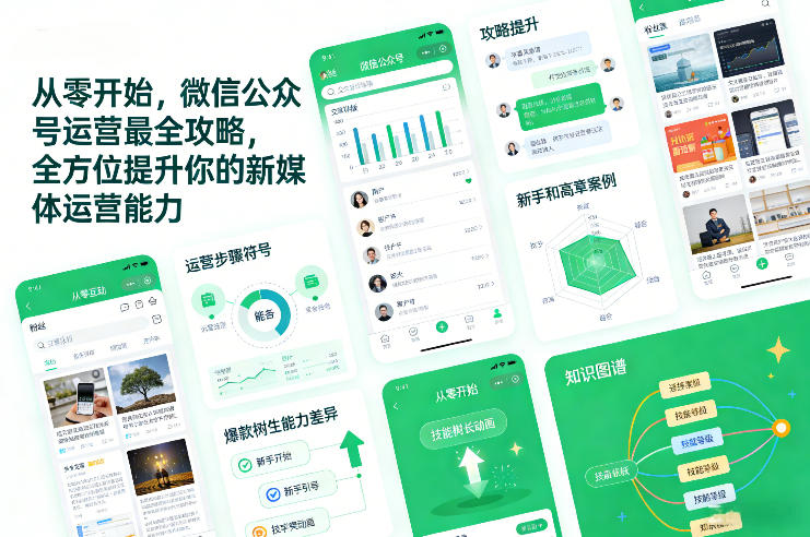 从零开始，微信公众号运营最全攻略，全方位提升你的新媒体运营能力-鑫源云网创
