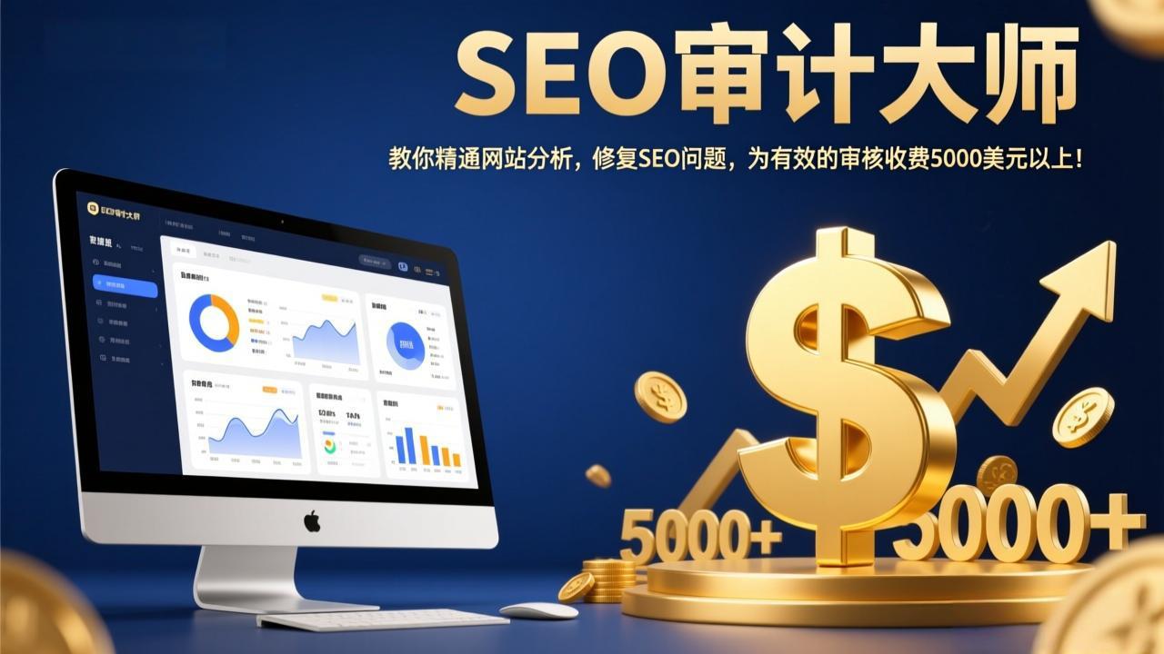 SEO审计大师:教你精通网站分析,修复SEO问题,为有效的审核收费5000美元以上!-鑫源云网创