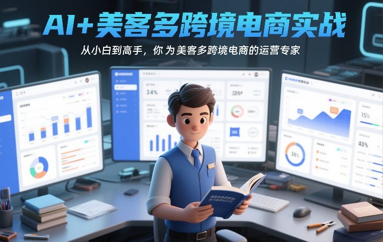 AI+美客多跨境电商实战，从小白到高手，你也可以成为美客多跨境电商的运营专家-鑫源云网创
