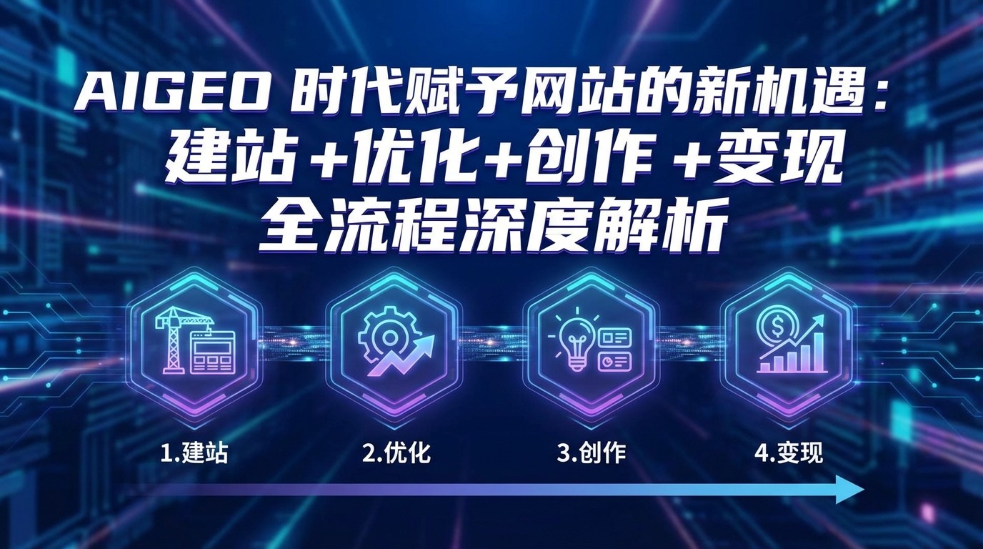 AIGEO+时代赋予网站的新机遇：建站+优化+创作+变现+全流程深度解析-鑫源云网创