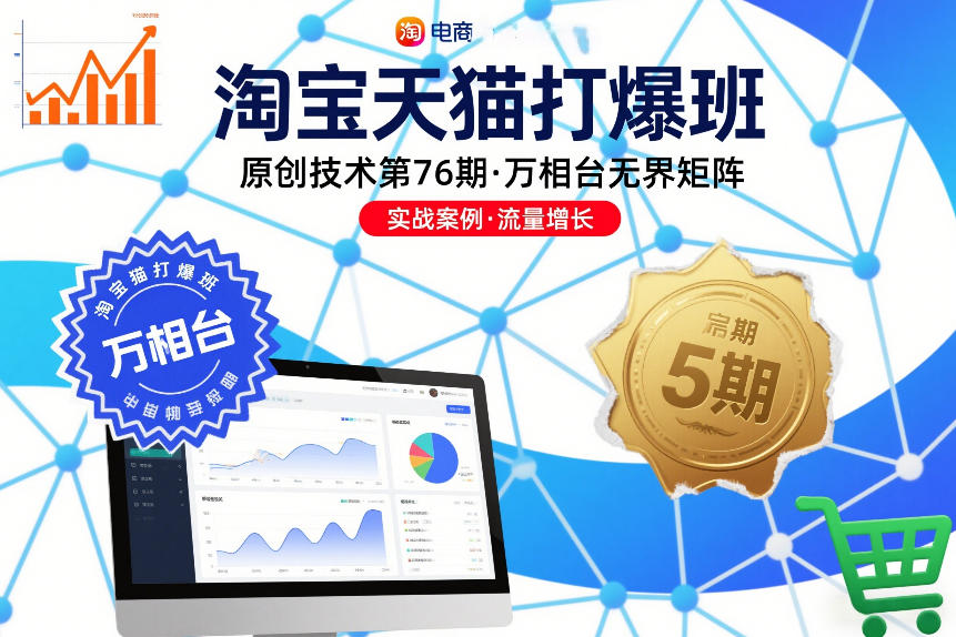 淘宝天猫打爆班原创技术第76期，万相台无界矩阵-鑫源云网创