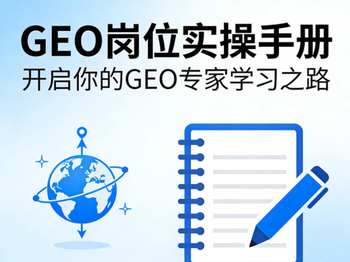 GEO岗位实操手册，开启你的GE0专家学习之路-鑫源云网创