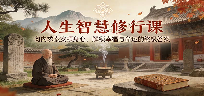 人生智慧修行课：向内求索安顿身心，解锁幸福与命运的终极答案-鑫源云网创