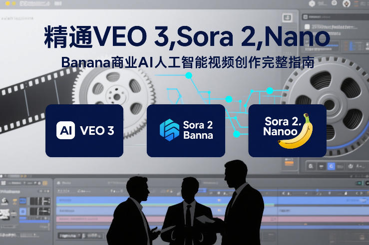 精通VEO 3，Sora 2，Nano Banana商业AI人工智能视频创作完整指南-鑫源云网创