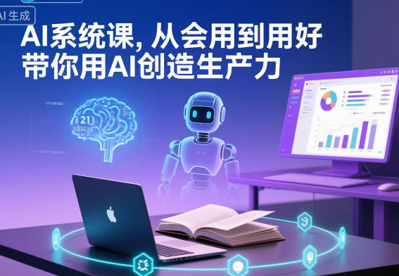 AI系统课，从会用到用好，带你用AI创造生产力-鑫源云网创