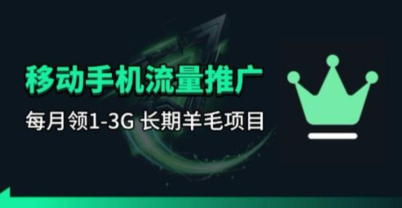 手机流量领取推广_每月一轮，刚需类的长期项目-鑫源云网创