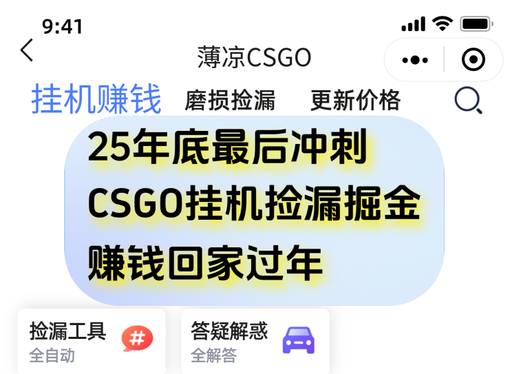 用CSGO游戏挂机捡漏掘金赚钱掘金，一部手机轻松日入500+-鑫源云网创