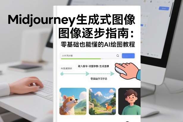 Midjourney生成式图像逐步指南：零基础也能懂的AI绘图教程-鑫源云网创