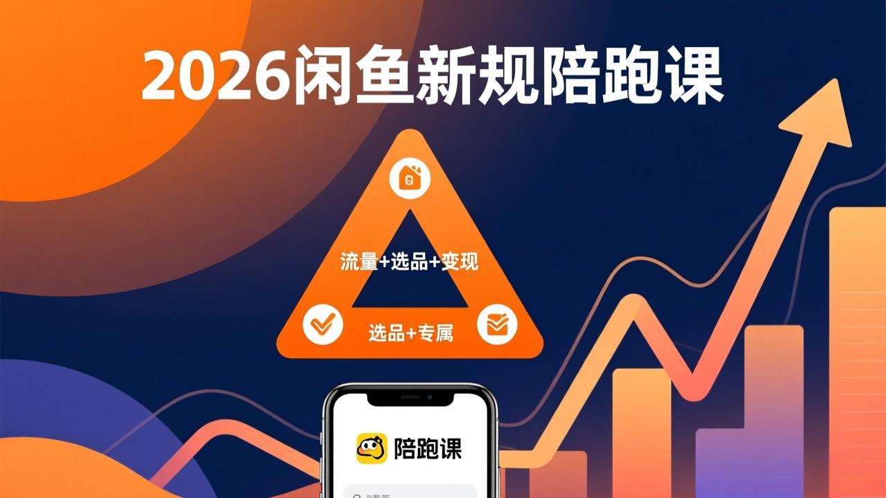2026闲鱼高阶陪跑课全新上线，带你吃透新规玩转选品流量，从零搭建稳定变现盈利体系-鑫源云网创