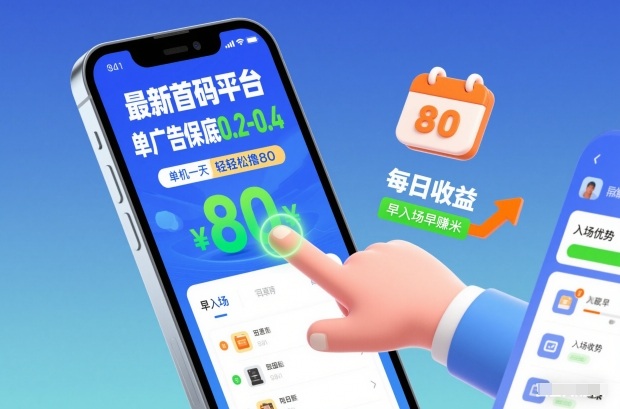 最新首码平台，单广告保底0.2-0.4，单机一天轻松撸80，早入场早賺米【揭秘】-鑫源云网创