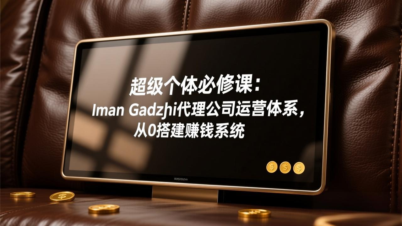 超级个体必修课：Iman Gadzhi代理公司运营体系，从0搭建赚钱系统-鑫源云网创